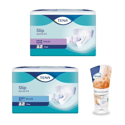Tena Maxi & Plus + Barriärkräm